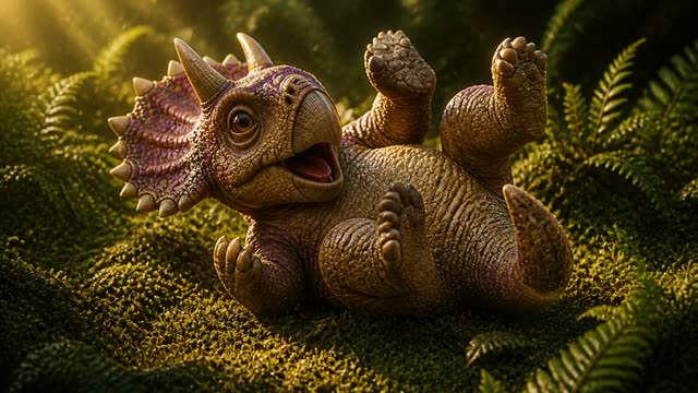 Scene 11 - Dino Stomp and Roar
