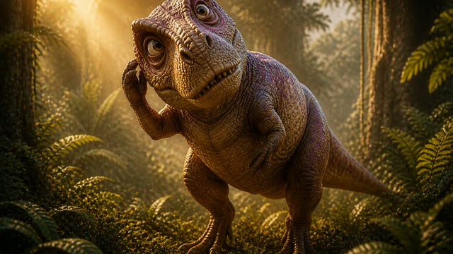 Scene 13 - Dino Stomp and Roar