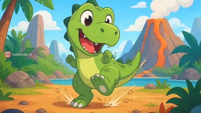 Scene 1 - Der kleine Dino tanzt