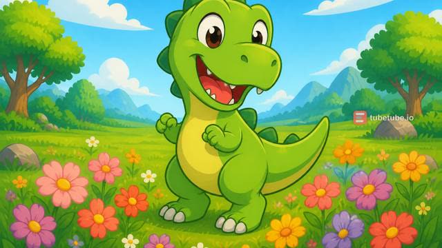 Scene 8 - Der kleine Dino tanzt