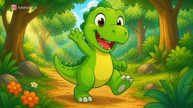 Scene 9 - Der kleine Dino tanzt