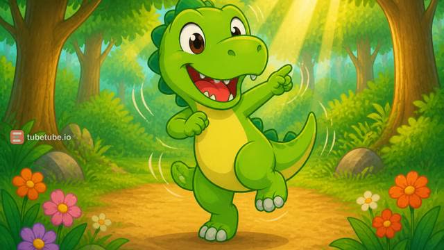 Scene 11 - Der kleine Dino tanzt
