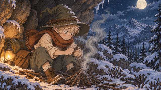 Scene 12 - Seul dans la forêt