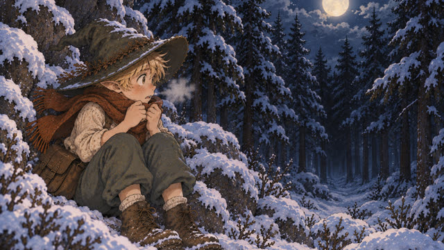 Scene 15 - Seul dans la forêt