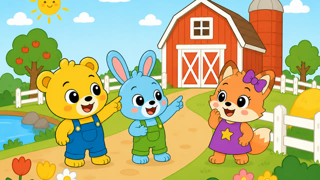 Scene 3 - Sunny, happy little farm