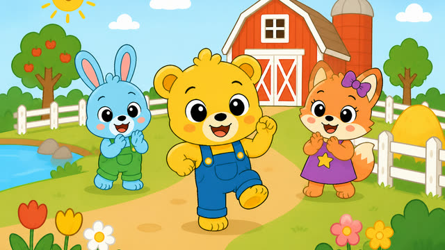 Scene 5 - Sunny, happy little farm
