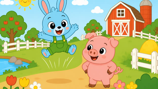 Scene 9 - Sunny, happy little farm