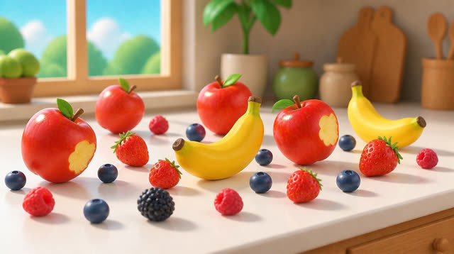 Scene 6 - Yummy Fruits! | Learn Fruits for Kids