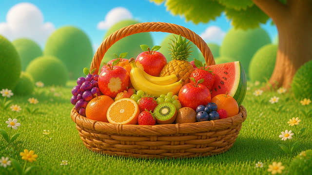 Scene 12 - Yummy Fruits! | Learn Fruits for Kids