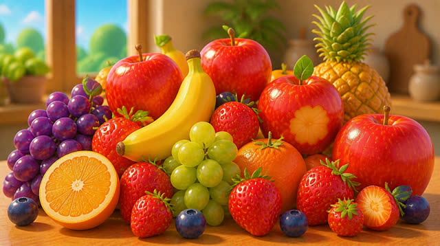 Scene 13 - Yummy Fruits! | Learn Fruits for Kids