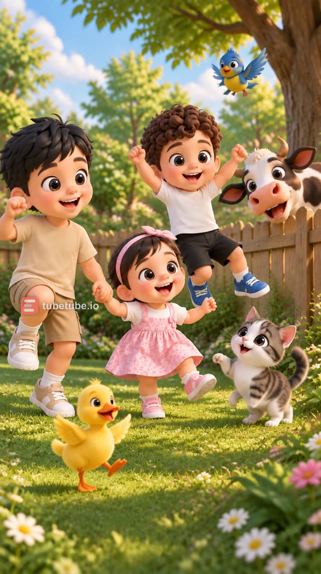 Scene 4 - What Sound Is That?” — The Puchu Family 🐮🐱🐥