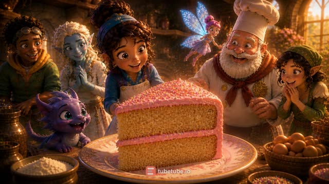 Scene 13 - Baking a Magical Cartoon Cake