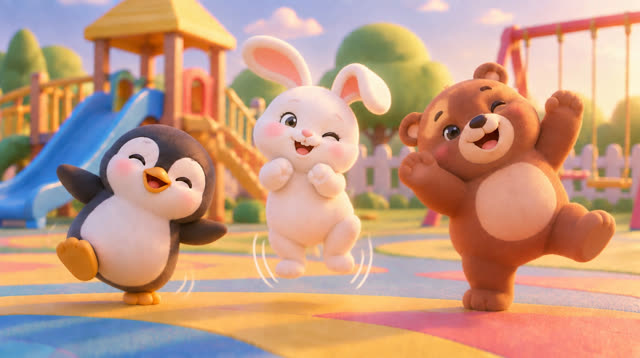 Scene 9 - Wiggle, Giggle, Freeze