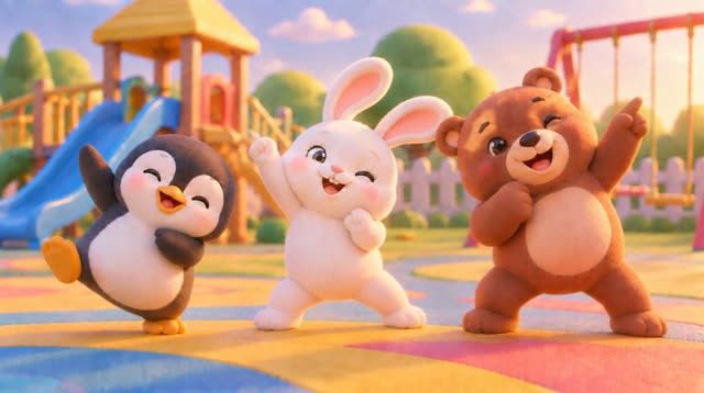 Scene 11 - Wiggle, Giggle, Freeze