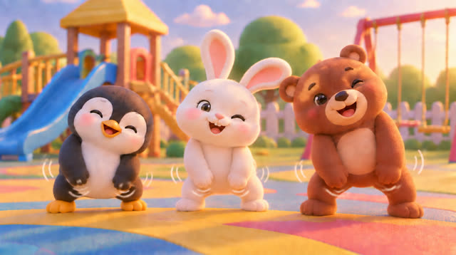 Scene 12 - Wiggle, Giggle, Freeze