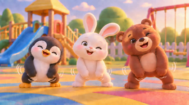 Scene 13 - Wiggle, Giggle, Freeze