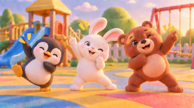 Scene 16 - Wiggle, Giggle, Freeze