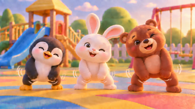 Scene 17 - Wiggle, Giggle, Freeze