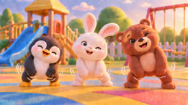 Scene 18 - Wiggle, Giggle, Freeze