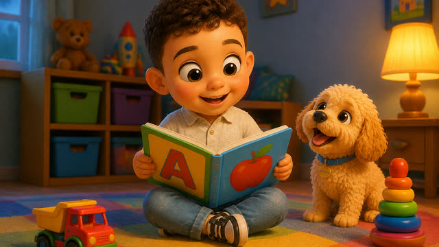 Scene 3 - Rony and Samsam Learn the ABCs