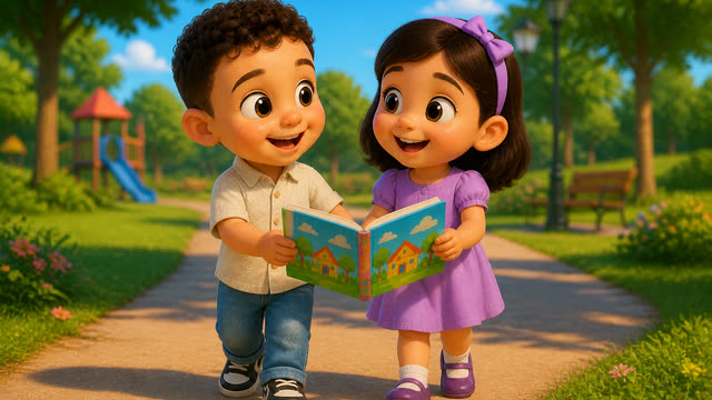 Scene 6 - Rony and Samsam Learn the ABCs