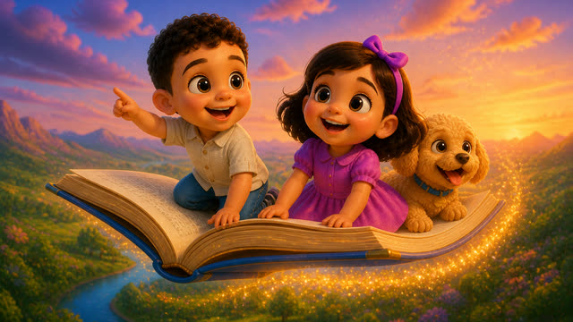 Scene 26 - Rony and Samsam Learn the ABCs