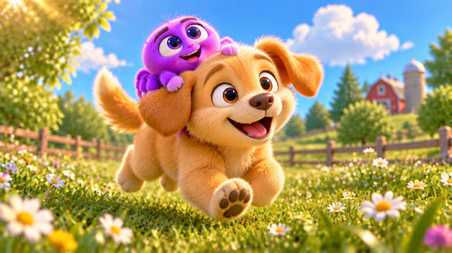 Scene 12 - Itsy and Sunny on the Farm