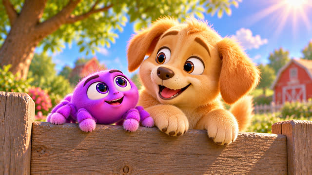 Scene 21 - Itsy and Sunny on the Farm
