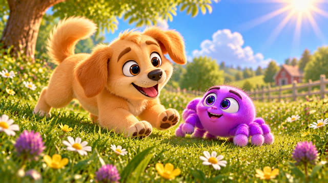 Scene 23 - Itsy and Sunny on the Farm