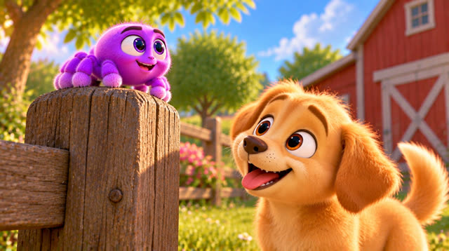 Scene 31 - Itsy and Sunny on the Farm