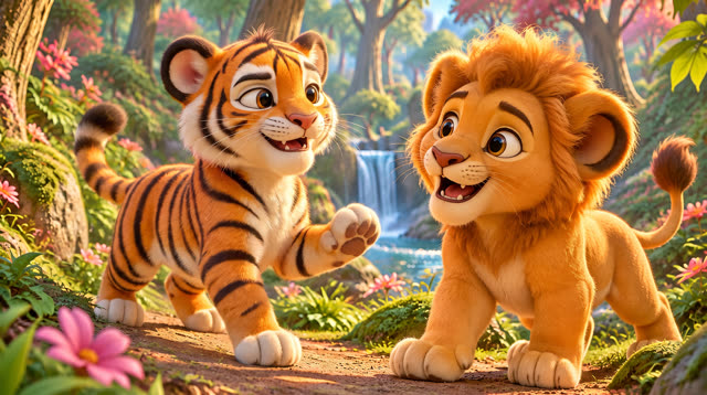 Scene 3 - Lav i Tigar