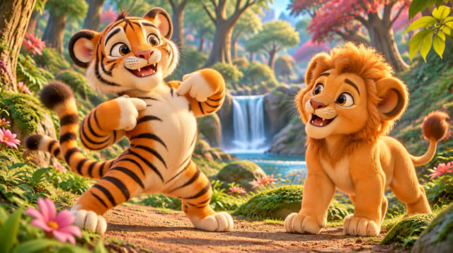 Scene 4 - Lav i Tigar