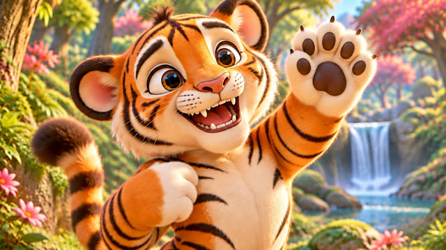 Scene 10 - Lav i Tigar