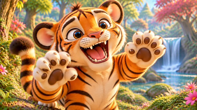 Scene 11 - Lav i Tigar