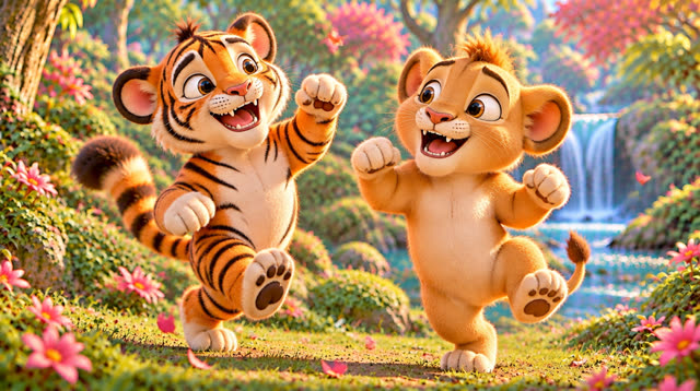 Scene 15 - Lav i Tigar
