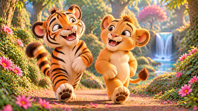 Scene 18 - Lav i Tigar