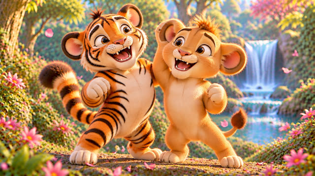 Scene 19 - Lav i Tigar