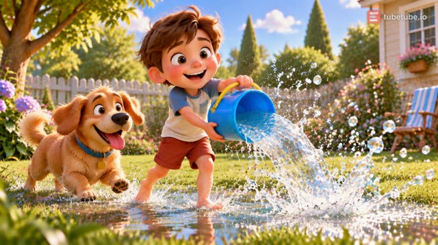 Scene 6 - Bataille d'eau au parc