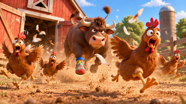 Scene 5 - The grumpy Ox