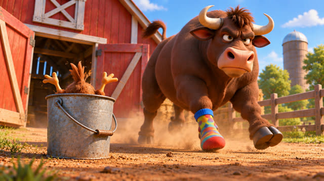 Scene 6 - The grumpy Ox