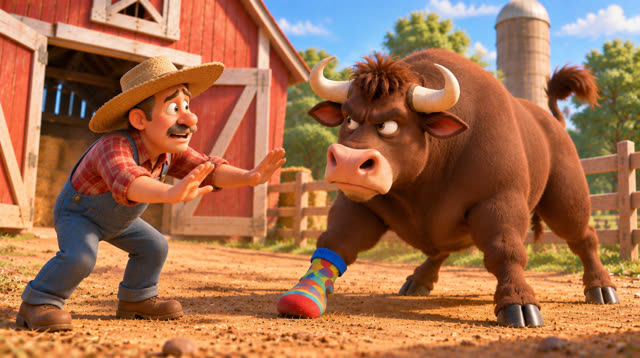 Scene 9 - The grumpy Ox