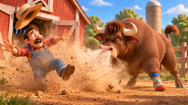 Scene 10 - The grumpy Ox