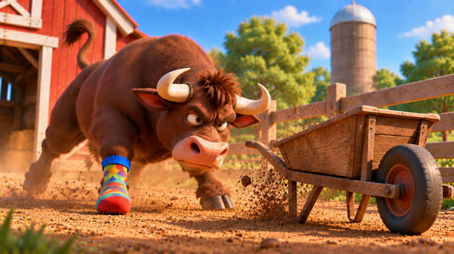 Scene 13 - The grumpy Ox