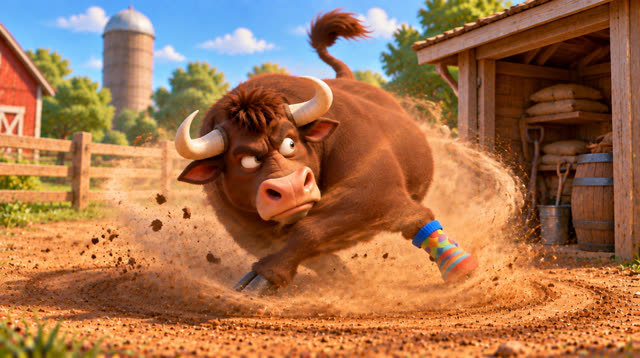 Scene 15 - The grumpy Ox