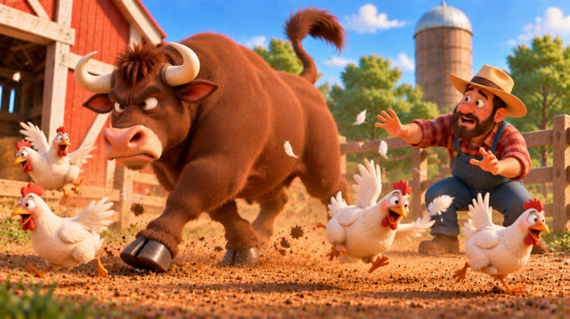 Scene 17 - The grumpy Ox