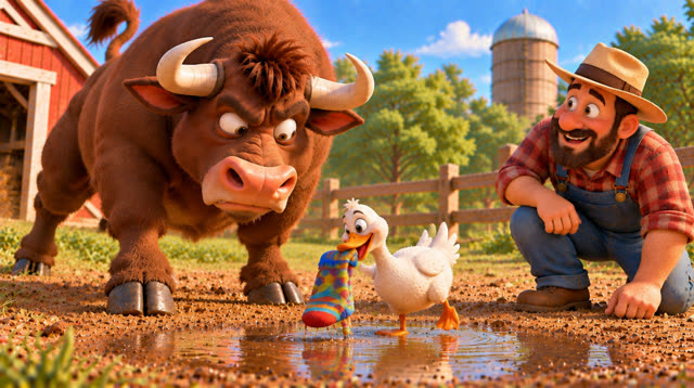 Scene 20 - The grumpy Ox