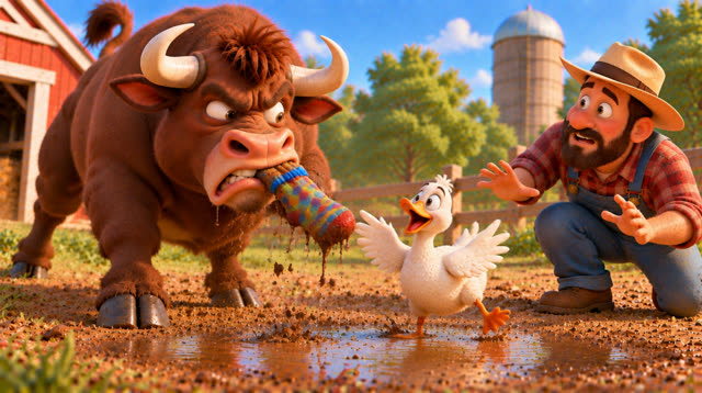 Scene 21 - The grumpy Ox