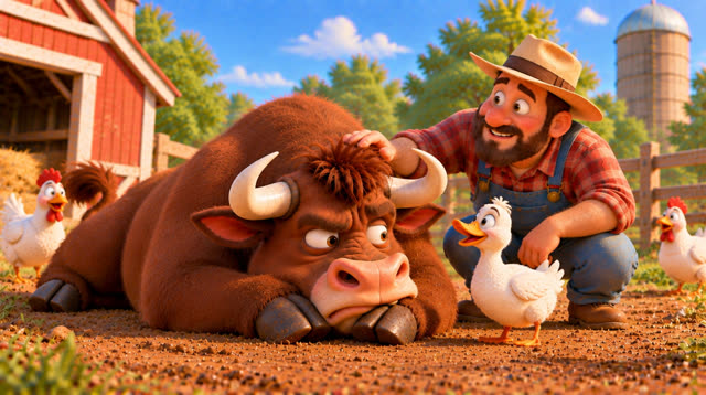 Scene 26 - The grumpy Ox