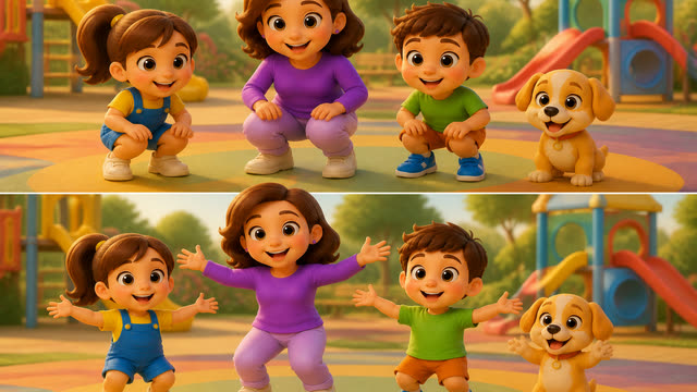 Scene 11 - 🎵 Touch, Tap & Wiggle! | Body Parts Song for Kids