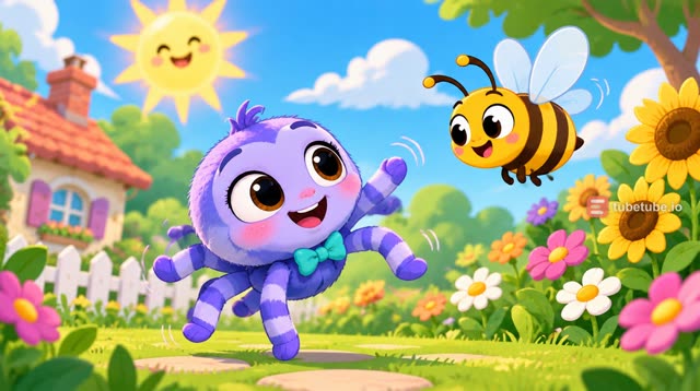 Scene 1 - Pip the Purple Spider - Let's Dance!